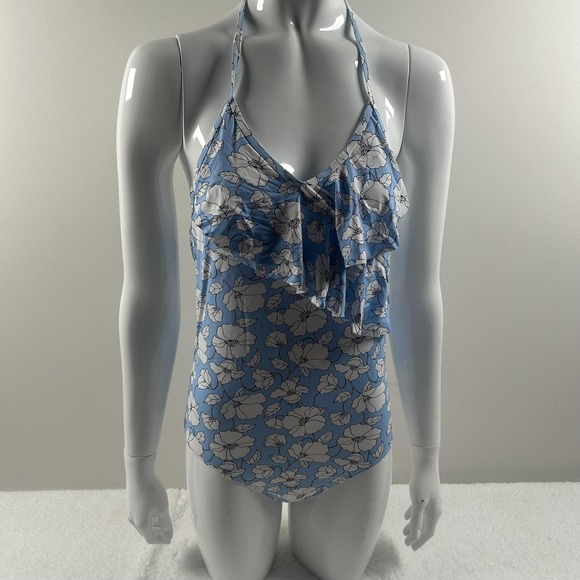 IFFEI Other - IFFEI Swimsuit Womens XL Multicolor Flamingo Ruffle One Piece Tropical Beach